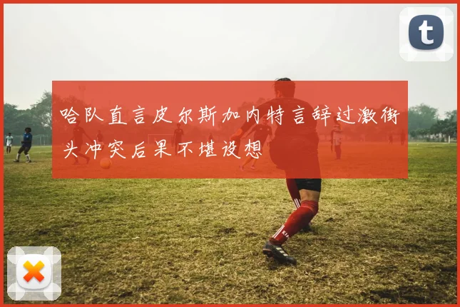 哈队直言皮尔斯加内特言辞过激街头冲突后果不堪设想