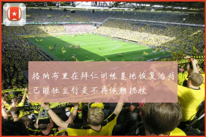 格纳布里在拜仁训练基地恢复治疗已能独立行走不再依赖拐杖
